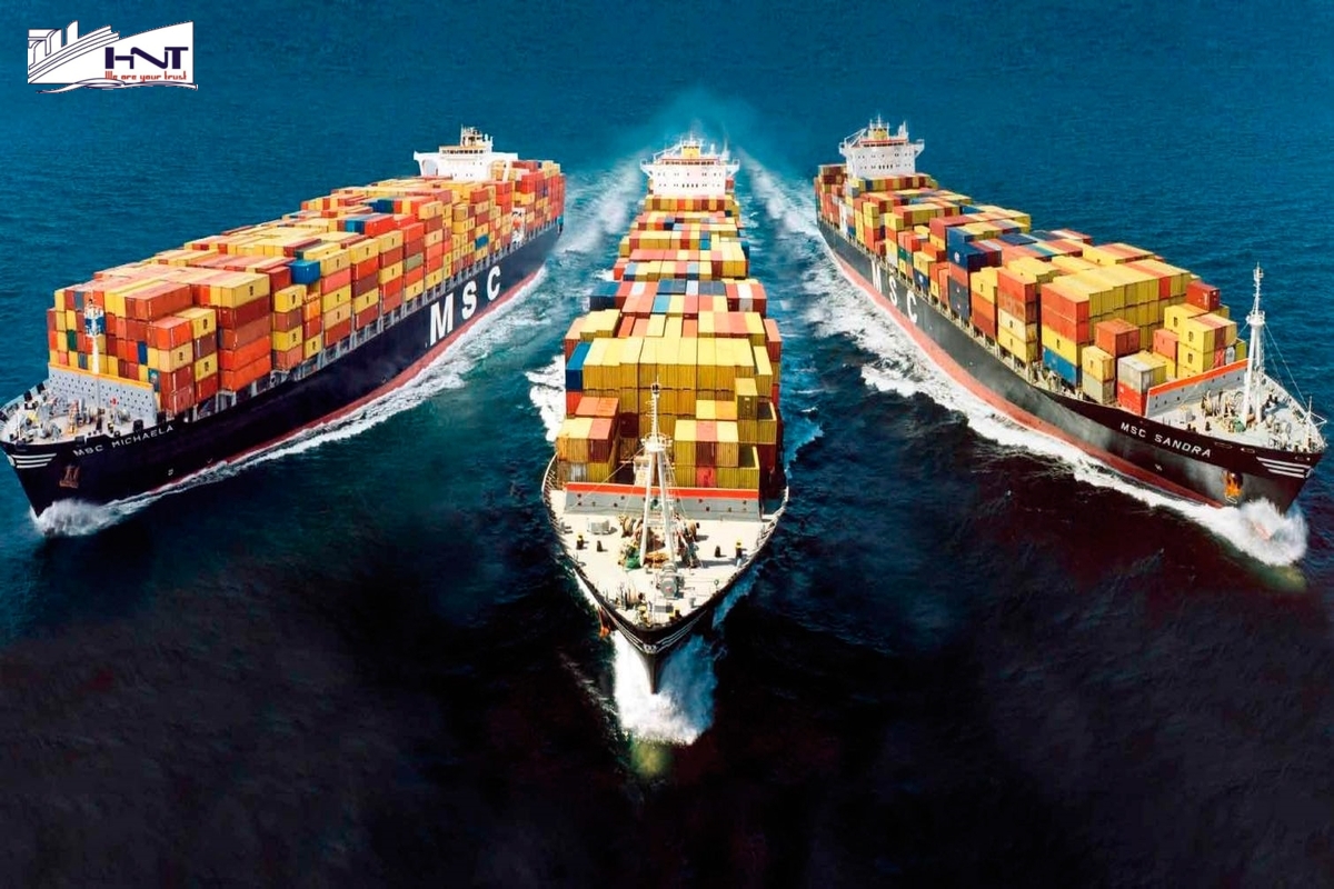 Sea transport is cost-effective and can handle large quantities of fruit at once.