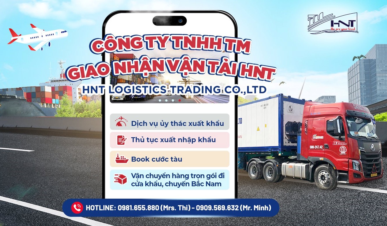 HNT Logistics thành lập năm 2011 và luôn hoạt động với phương châm sẵn sàng phục vụ, tận tâm, uy tín tuyệt đối với khách hàng.