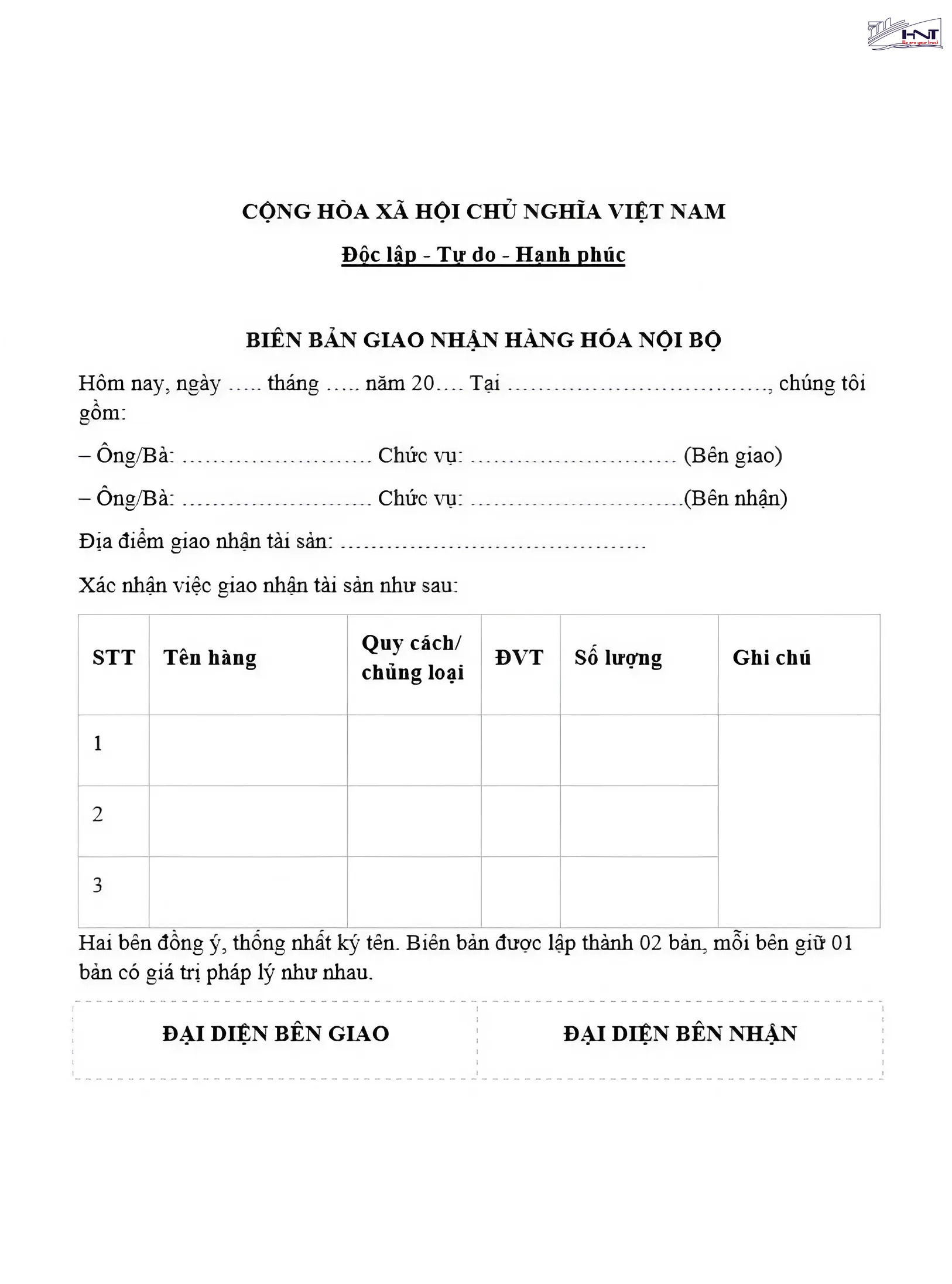 This template helps to manage effective internal and ensure clear lines of accountability between stakeholders