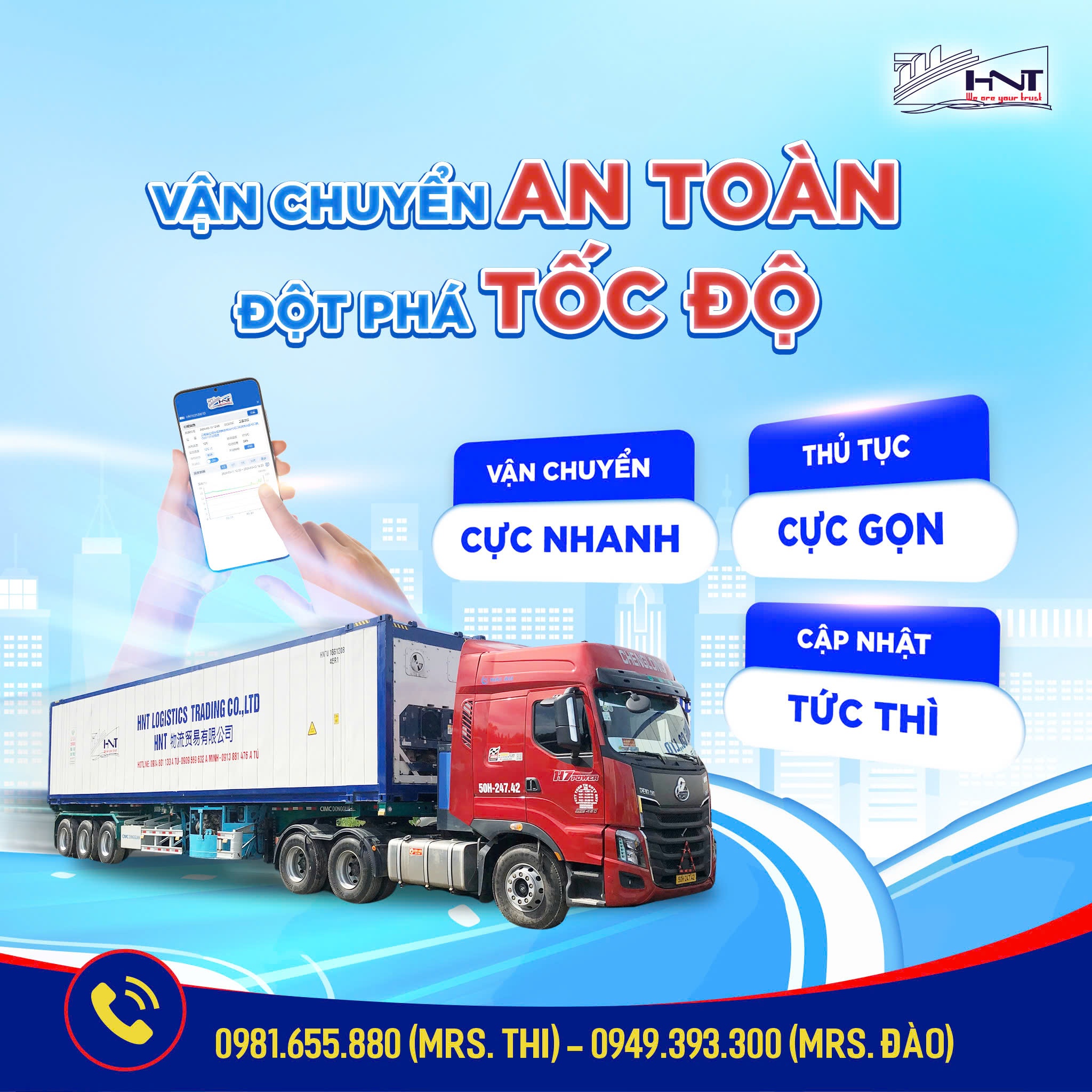 Liên hệ ngay với HNT Logistics Liên hệ ngay với HNT Logistics