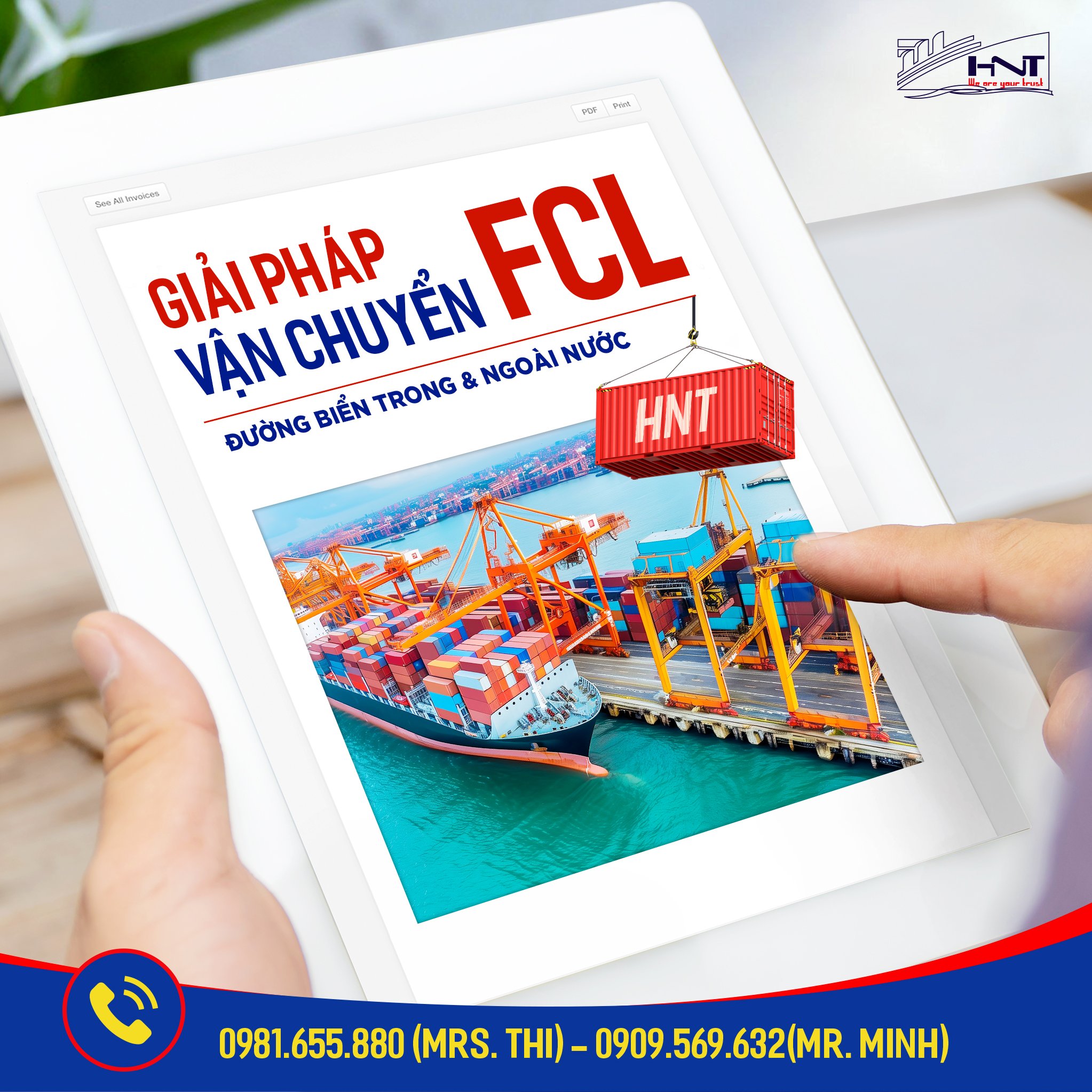 HNT Logistics – transport unit FCL sea domestic and international credibility HNT Logistics – transport unit FCL sea domestic and international credibility