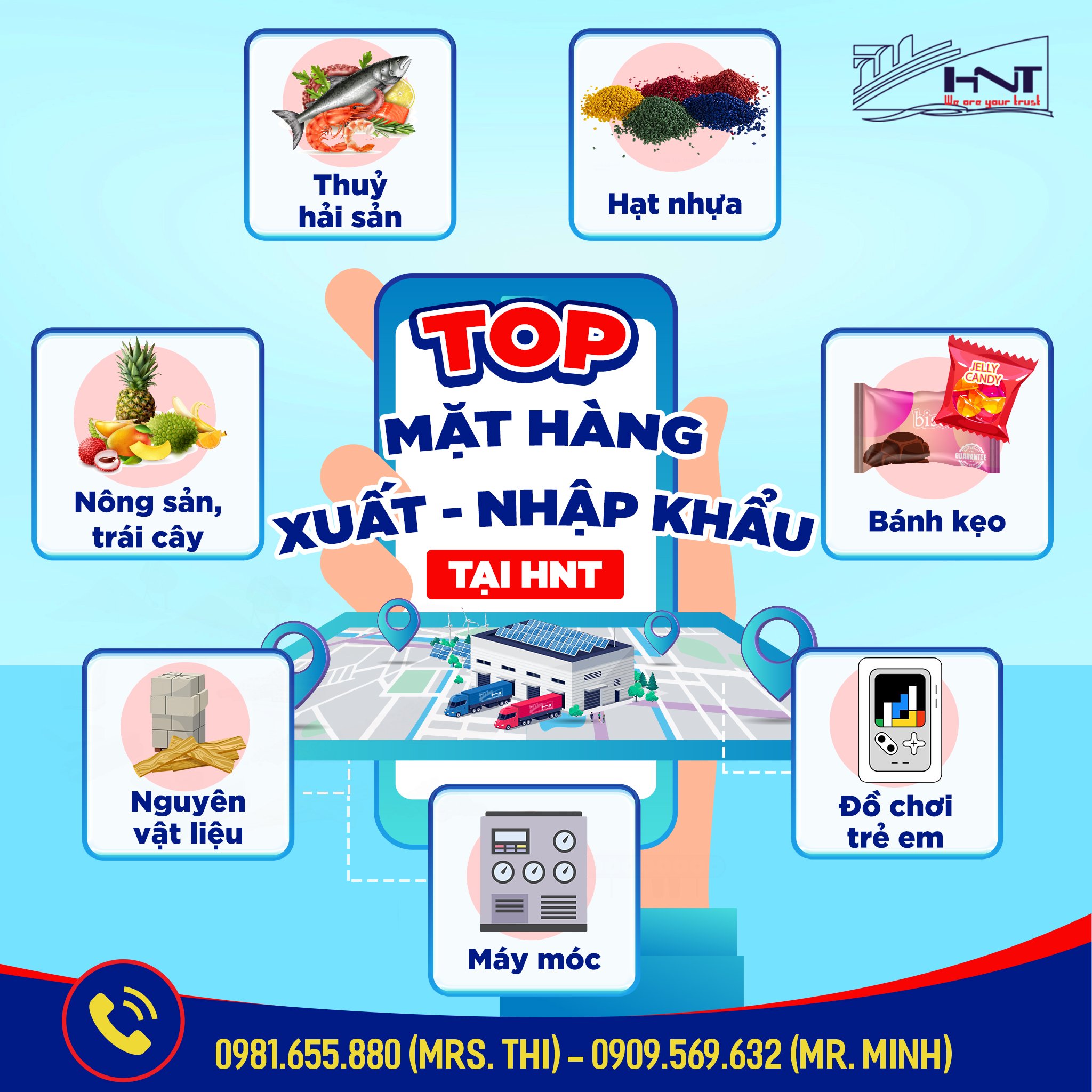 HNT Logistics cung cấp dịch vụ logistics cho nhiều loại mặt hàng HNT Logistics cung cấp dịch vụ logistics cho nhiều loại mặt hàng