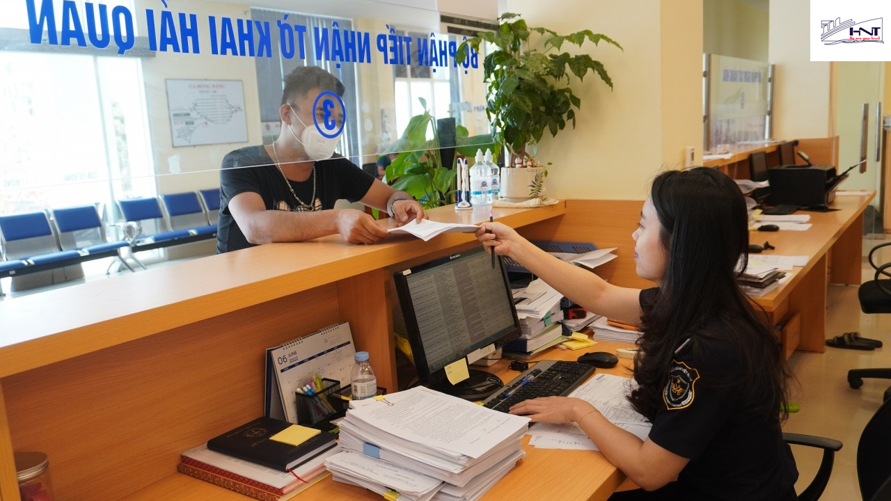 After declaration, the business must submit or present a full record of customs procedures