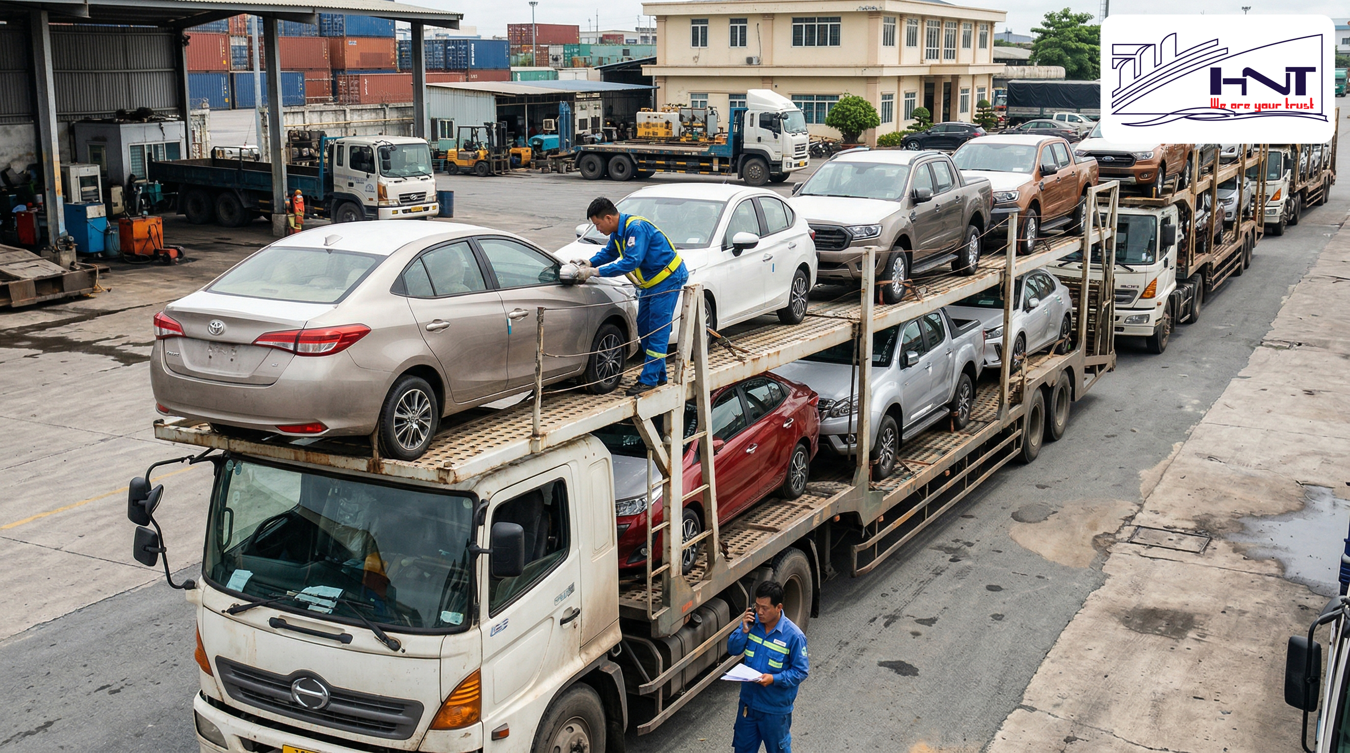 vận chuyển xe ô to từ bắc vào nam