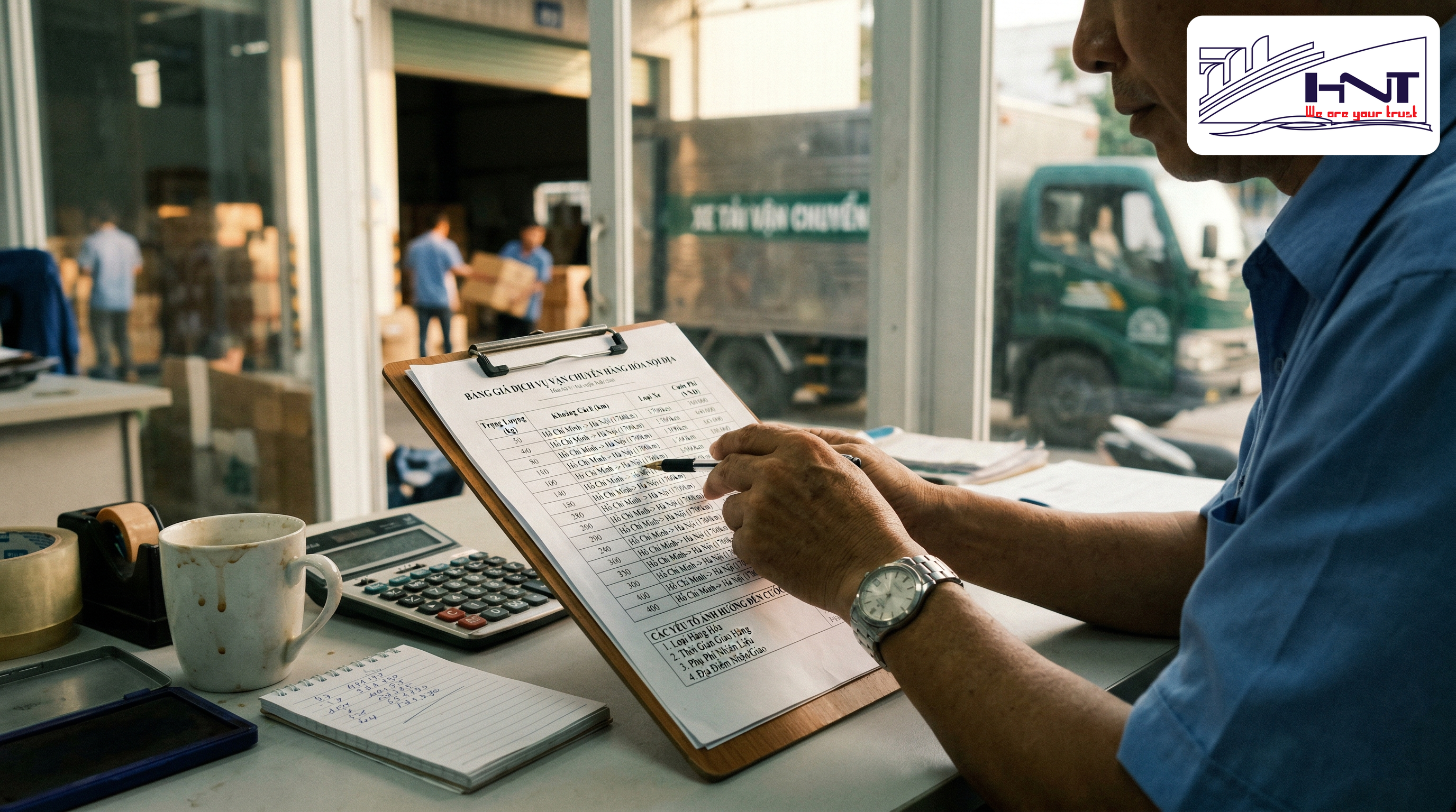 2. Bảng giá và các yếu tố ảnh hưởng đến cước phí