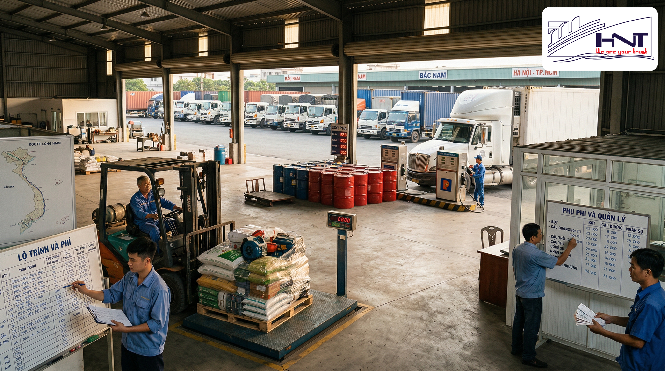 5 yếu tố cấu thành cước phí của các công ty vận tải Bắc Nam 5 yếu tố cấu thành cước phí của các công ty vận tải Bắc Nam