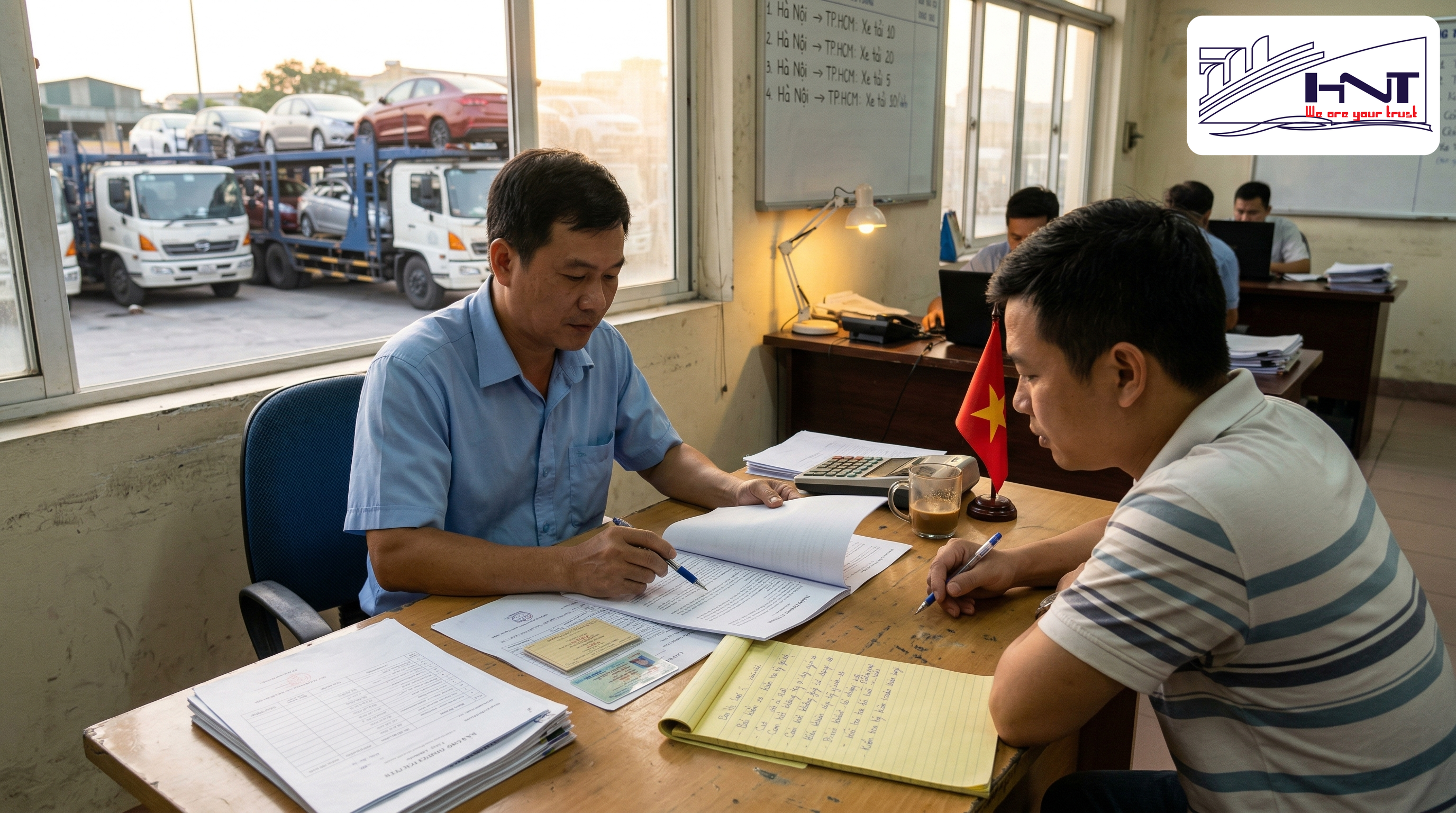 Lưu ý pháp lý khi thuê dịch vụ vận chuyển xe Bắc Nam