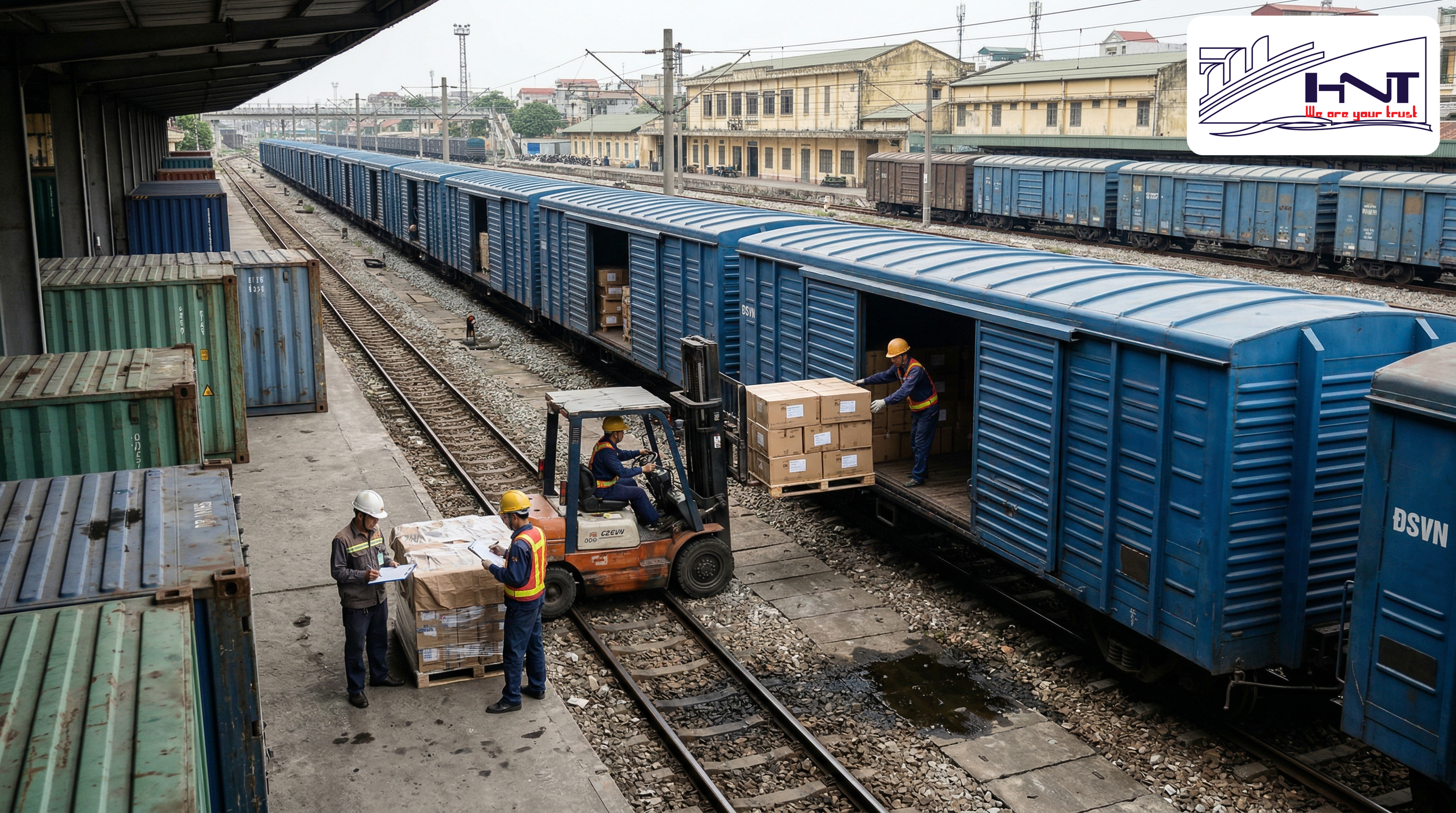 Quy trình vận chuyển đường sắt Bắc Nam tiêu chuẩn