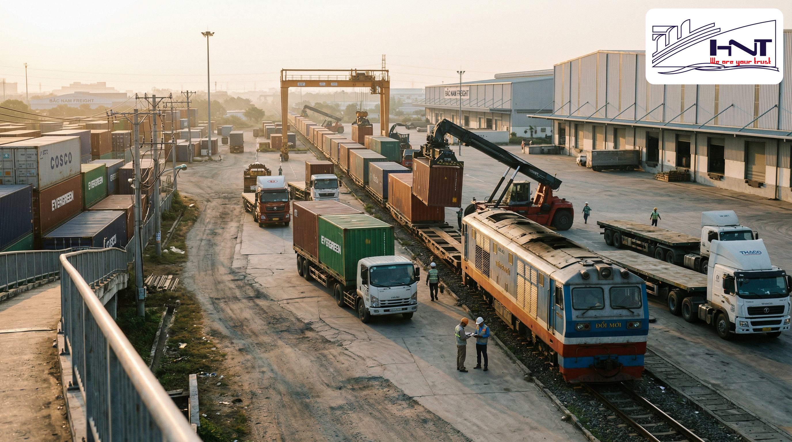 vận chuyển tàu hỏa bắc nam