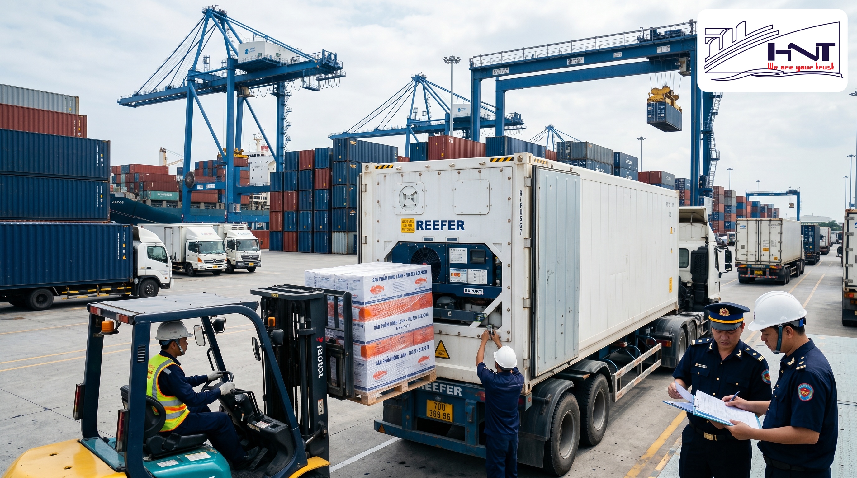Quy Trình Cốt Lõi Vận Chuyển Hàng Đông Lạnh Quốc Tế