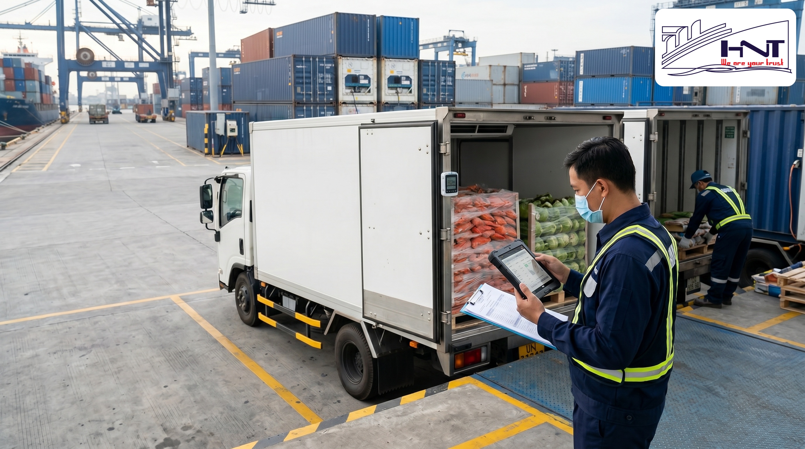 Quy Trình Giám Sát Xe Vận Chuyển Hàng Đông Lạnh