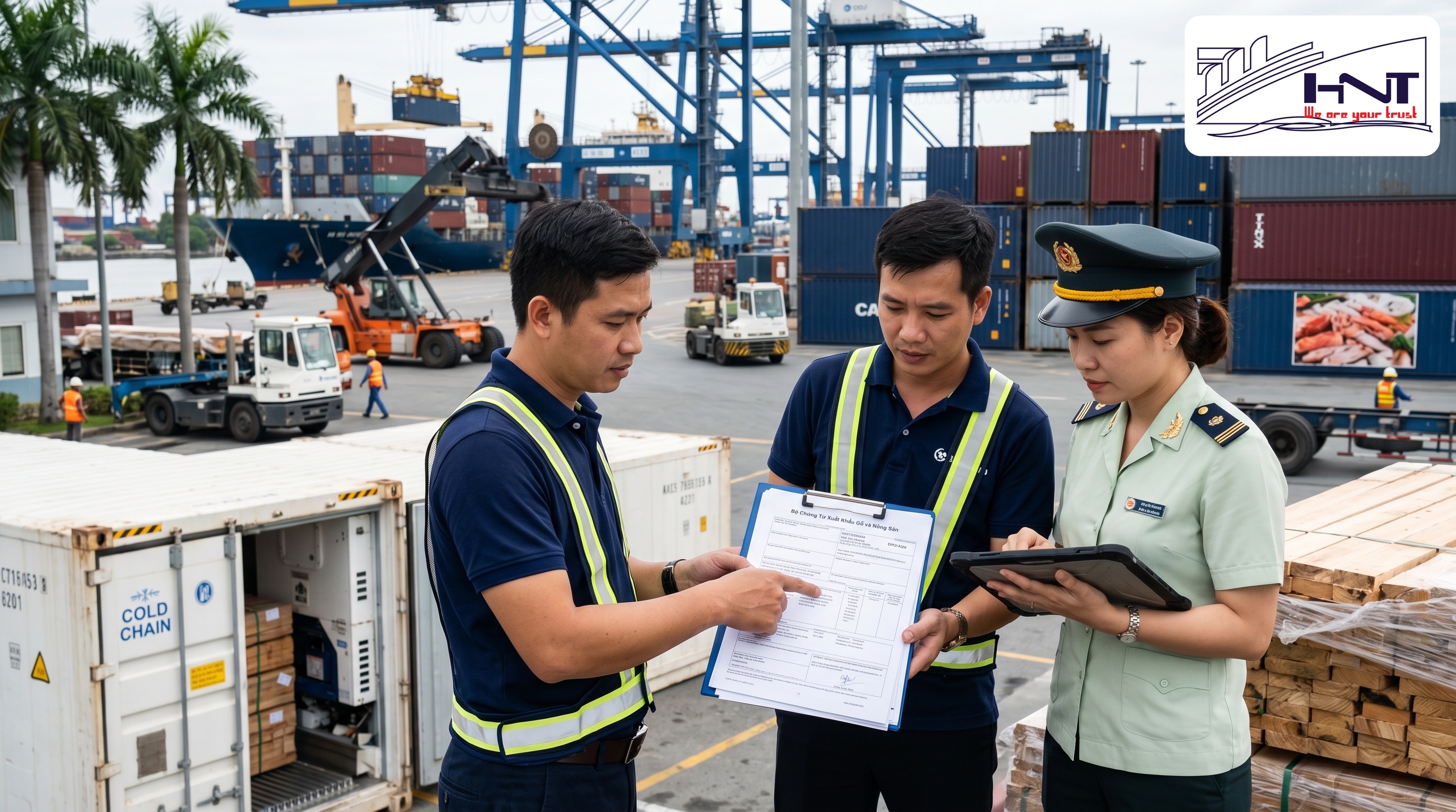 3. Chi tiết bộ chứng từ xuất khẩu gỗ và nông sản