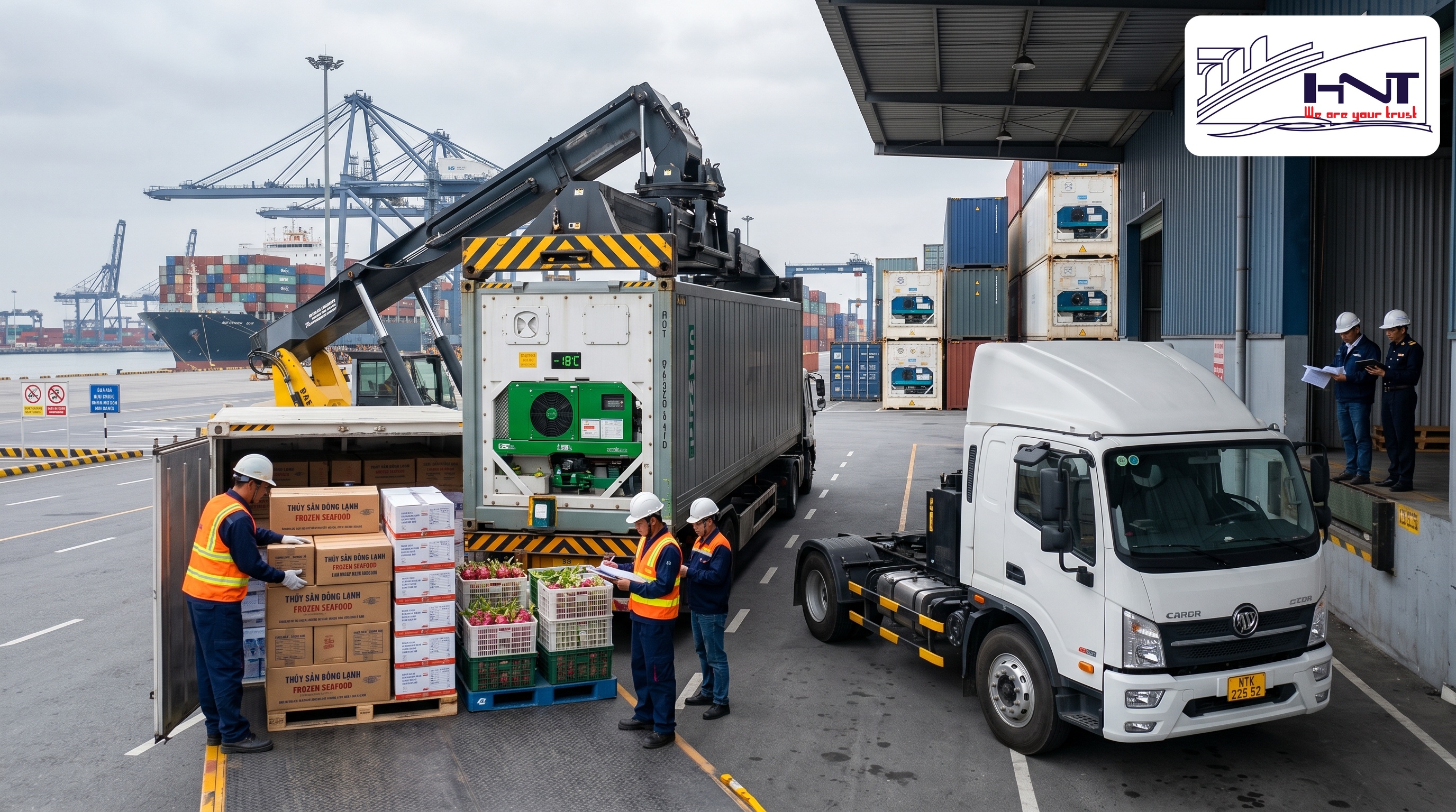 6 Yếu Tố Quyết Định Chất Lượng Vận Chuyển Đông Lạnh