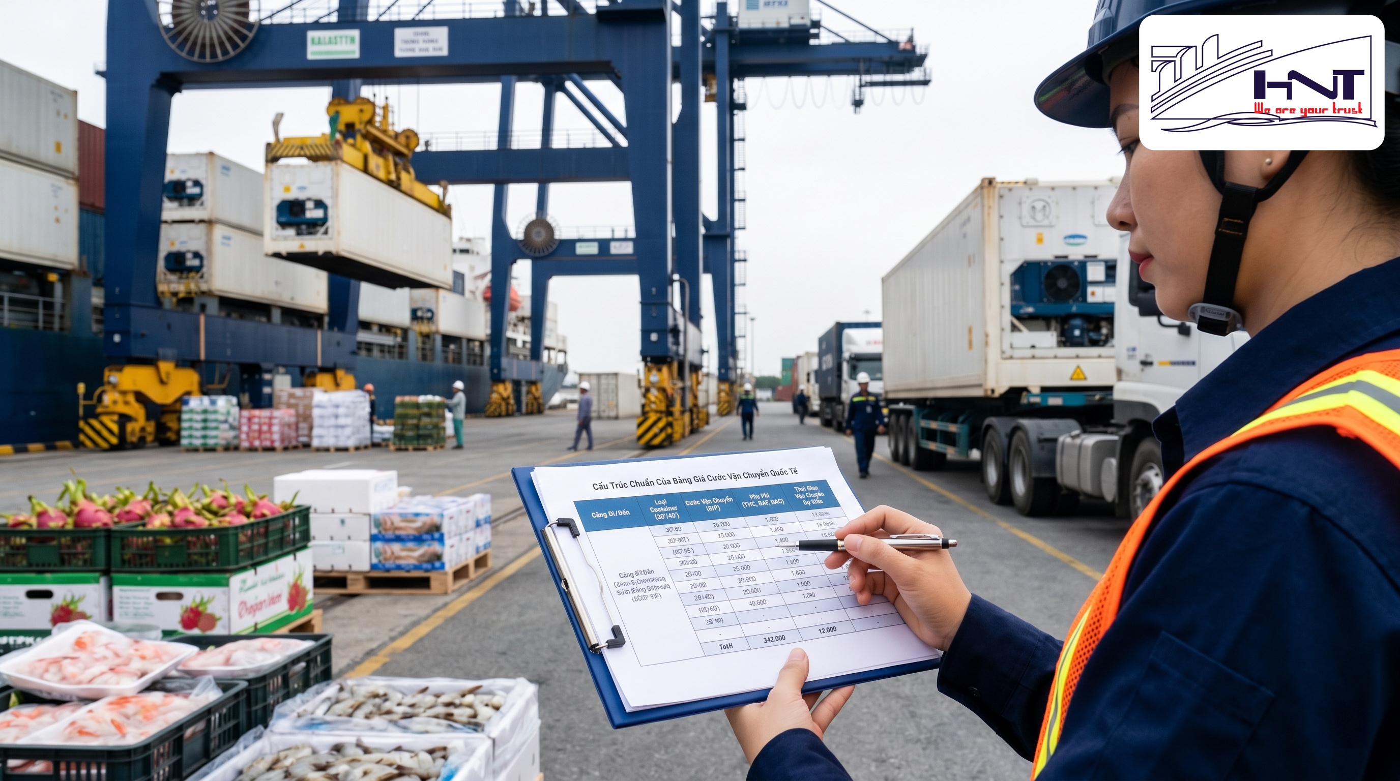 bảng giá cước vận chuyển