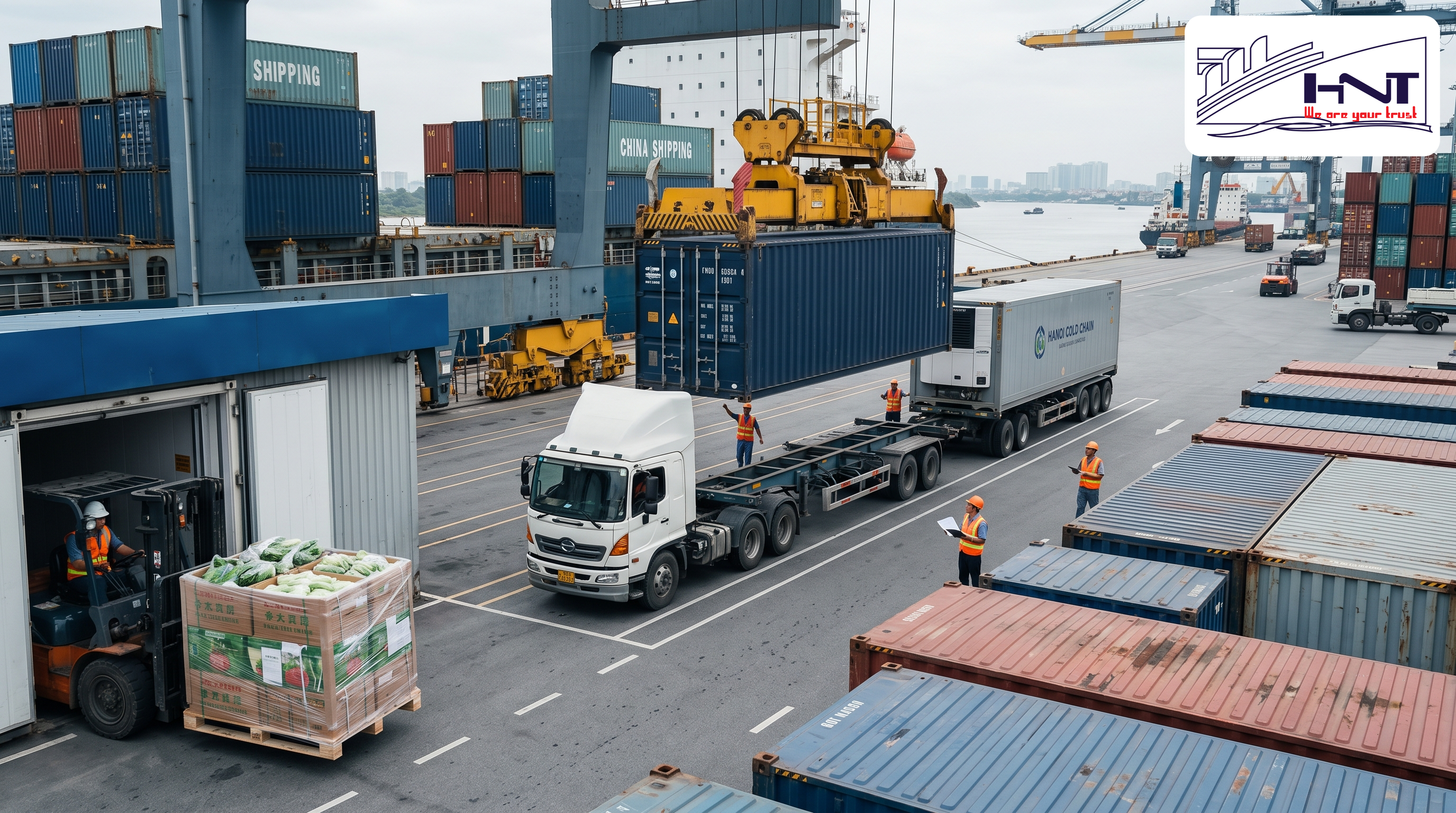 Cách tối ưu chi phí vận chuyển hàng Trung Quốc đường biển về Hà Nội
