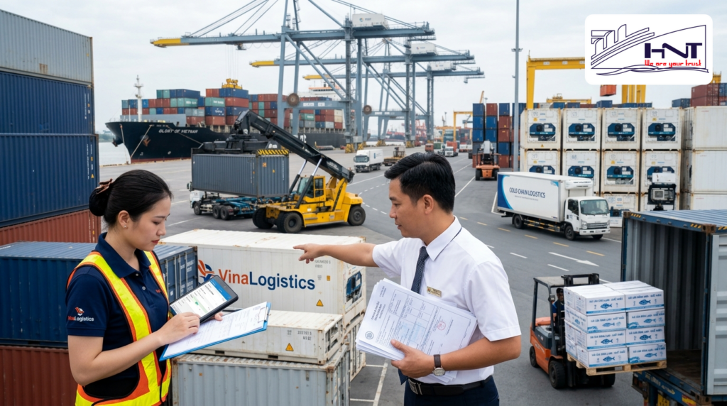 Quản lý hàng hóa xuất nhập khẩu: Từ hóa đơn, kiểm định đến dịch vụ logistics & nhân viên hiện trường