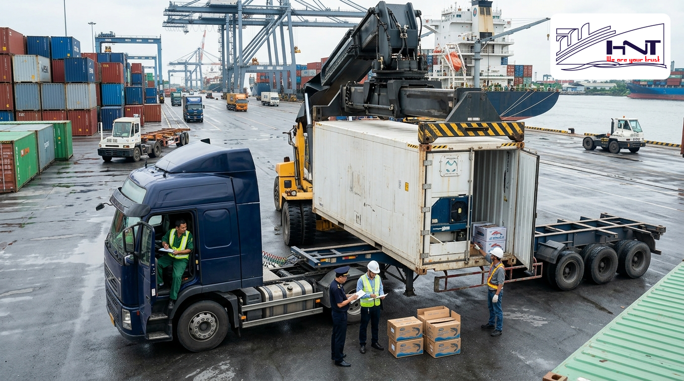 Quản lý vận tải hàng hóa bằng container và vận tải nội địa hàng hóa sau chuyển tải Quản lý vận tải hàng hóa bằng container và vận tải nội địa hàng hóa sau chuyển tải