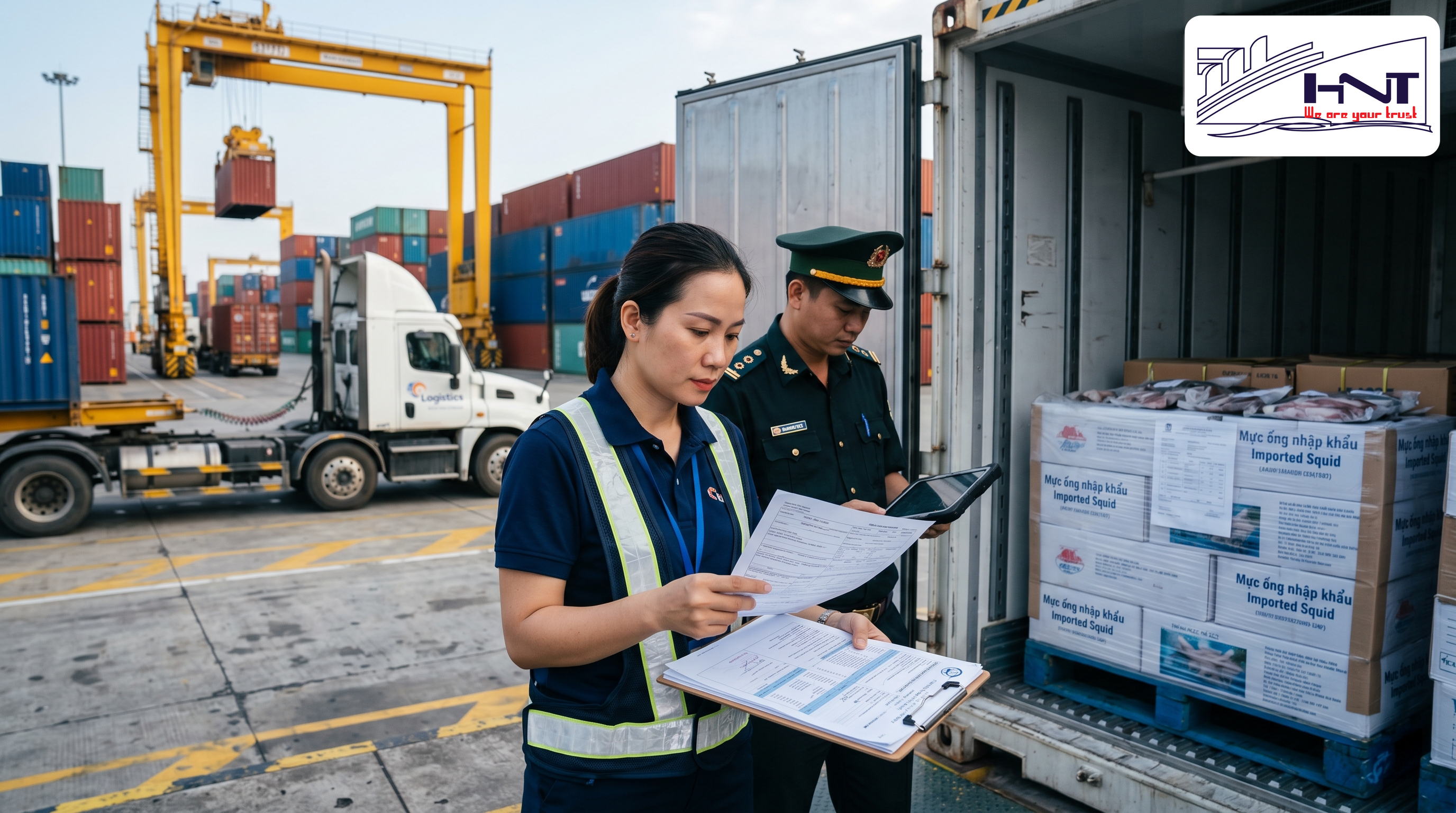 Quy trình thủ tục khai báo hải quan hàng nhập khẩu qua đại lý