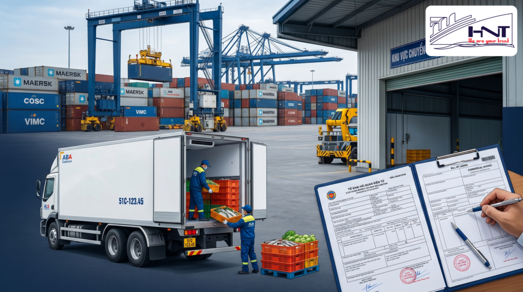Quy trình vận tải & chuyển tải (transit) hàng hóa: Từ vận tải container đến đường bộ