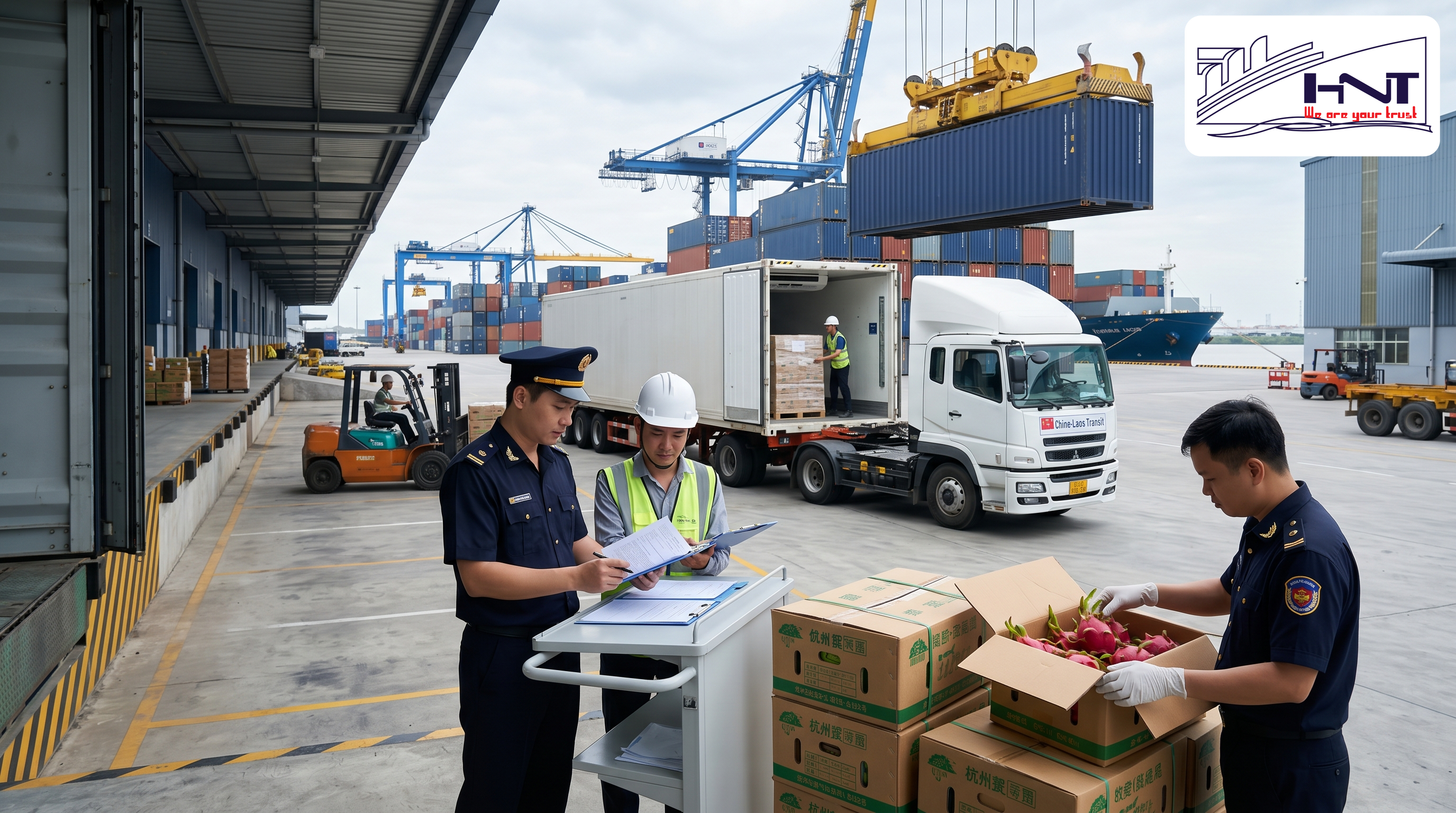 Thủ tục gửi hàng Lào Trung Quốc và yêu cầu kiểm dịch mới