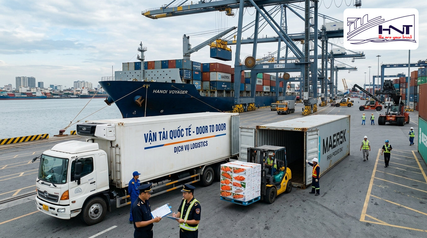 What fees make up a Door-to-Door freight quote