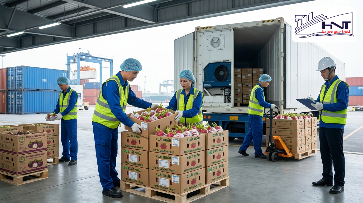 Đóng gói hàng nông sản đúng chuẩn cho container lạnh Đóng gói hàng nông sản đúng chuẩn cho container lạnh