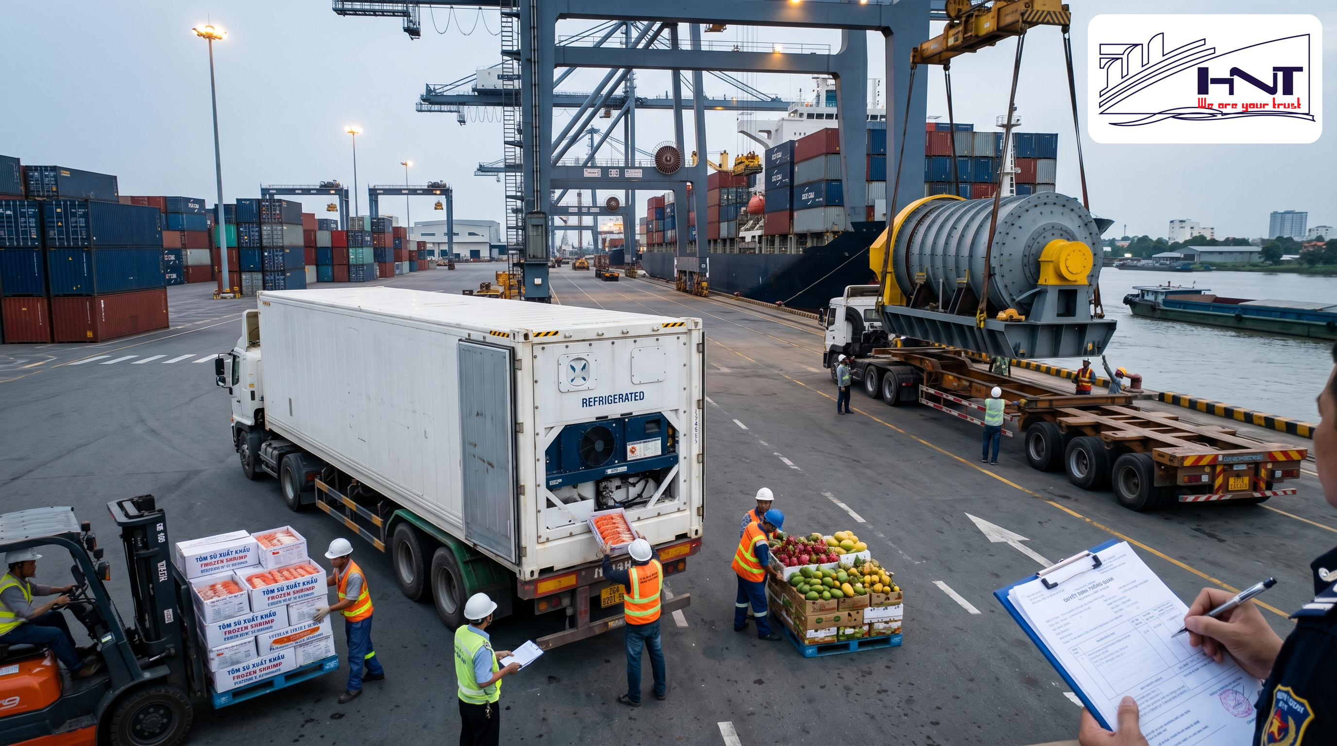 Specialized transportation solutions for reefer containers and project machinery cargo