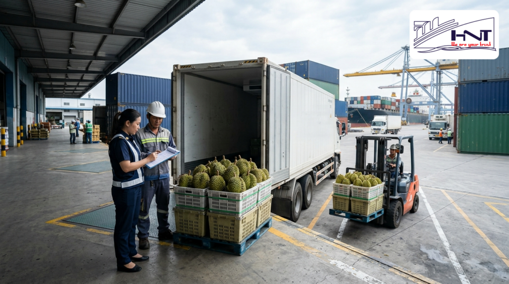 Guide to transit procedures for durian and regulations for transit goods to China