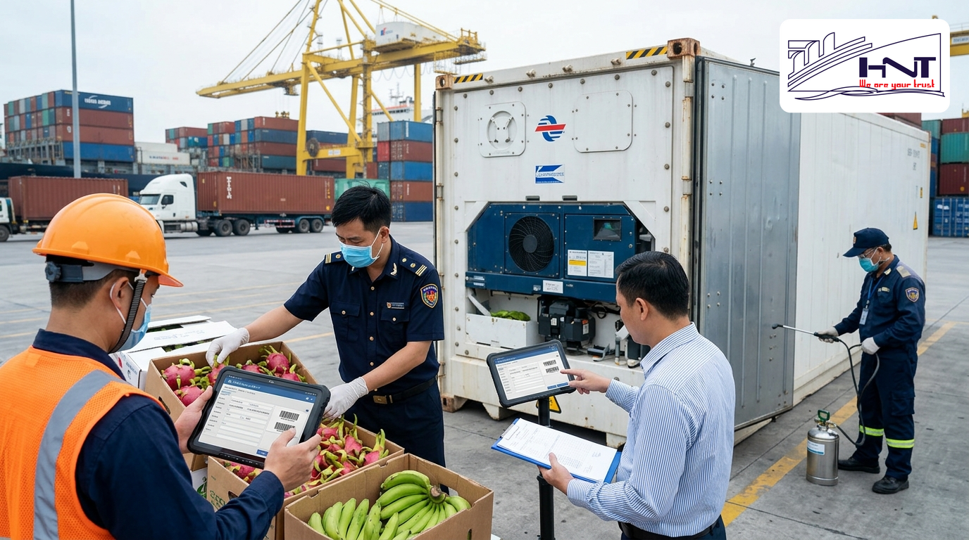 Khai báo hải quan điện tử và thủ tục kiểm dịch, hun trùng