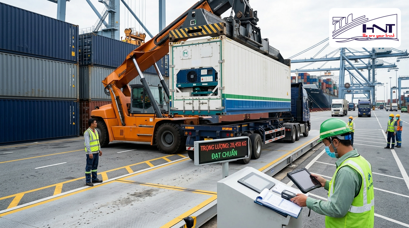 Kiểm soát trọng tải container trong vận hành thực tế Kiểm soát trọng tải container trong vận hành thực tế