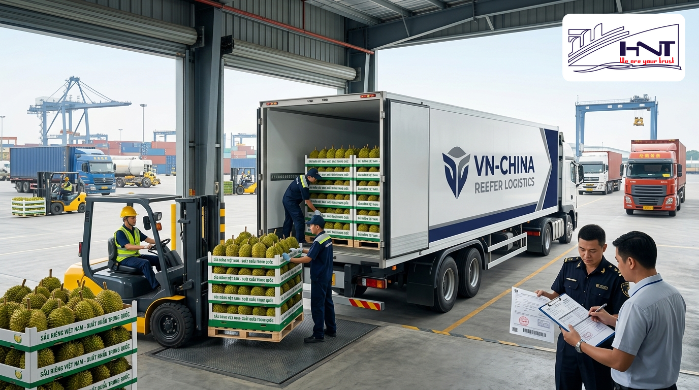 Làm thế nào để chọn phương án vận chuyển sầu riêng đường bộ Trung Quốc vừa nhanh thông quan vừa giữ chất lượng hàng? vận chuyển sầu riêng đường bộ Trung Quốc