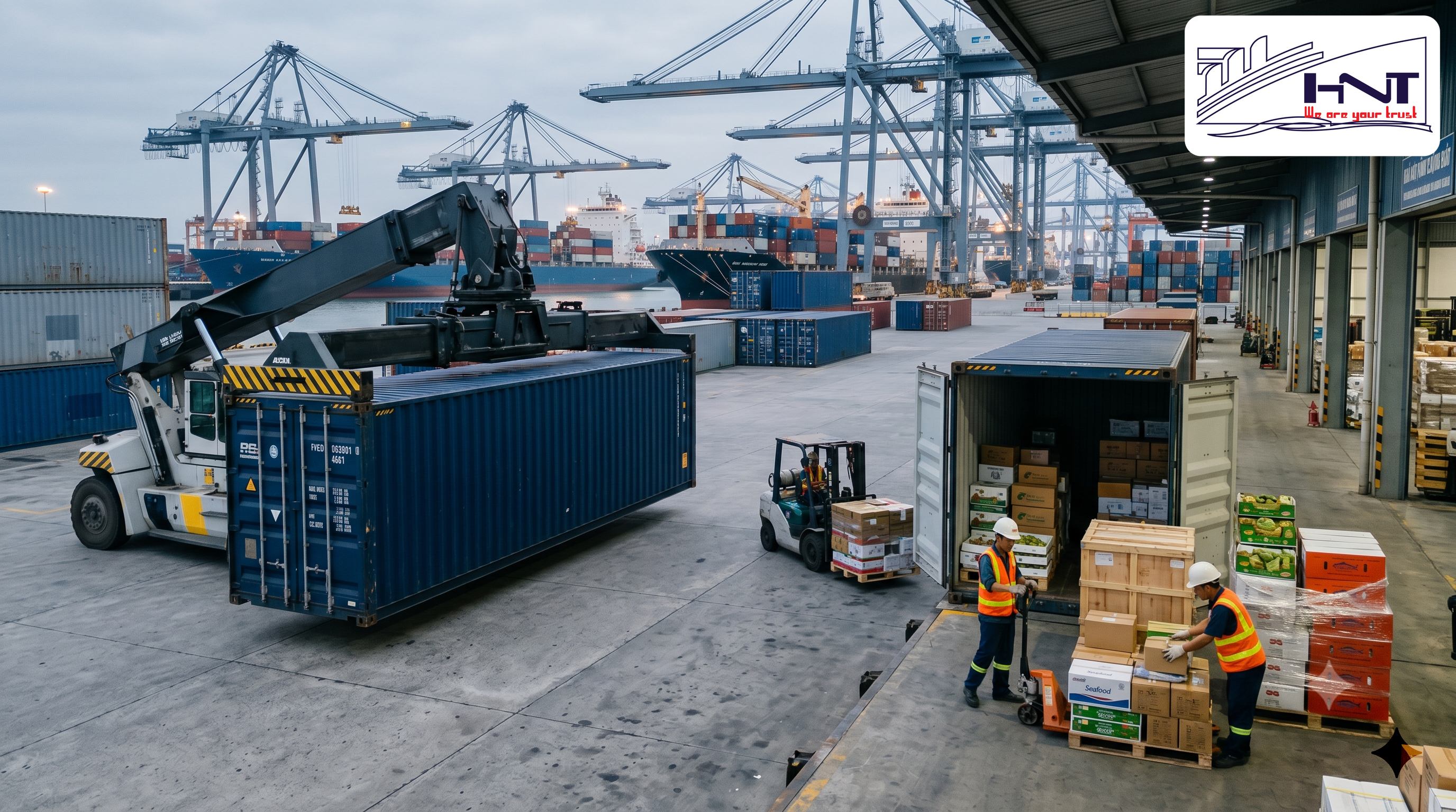 Distinguishing FCL and LCL shipping