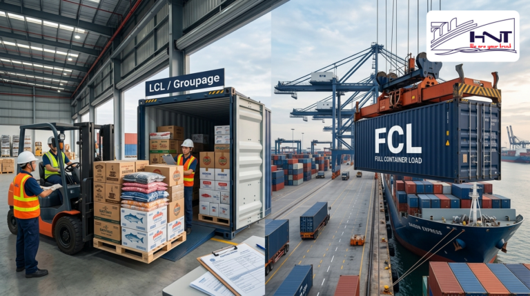 Quy trình vận chuyển hàng hóa quốc tế đường biển: Phân biệt FCL và LCL