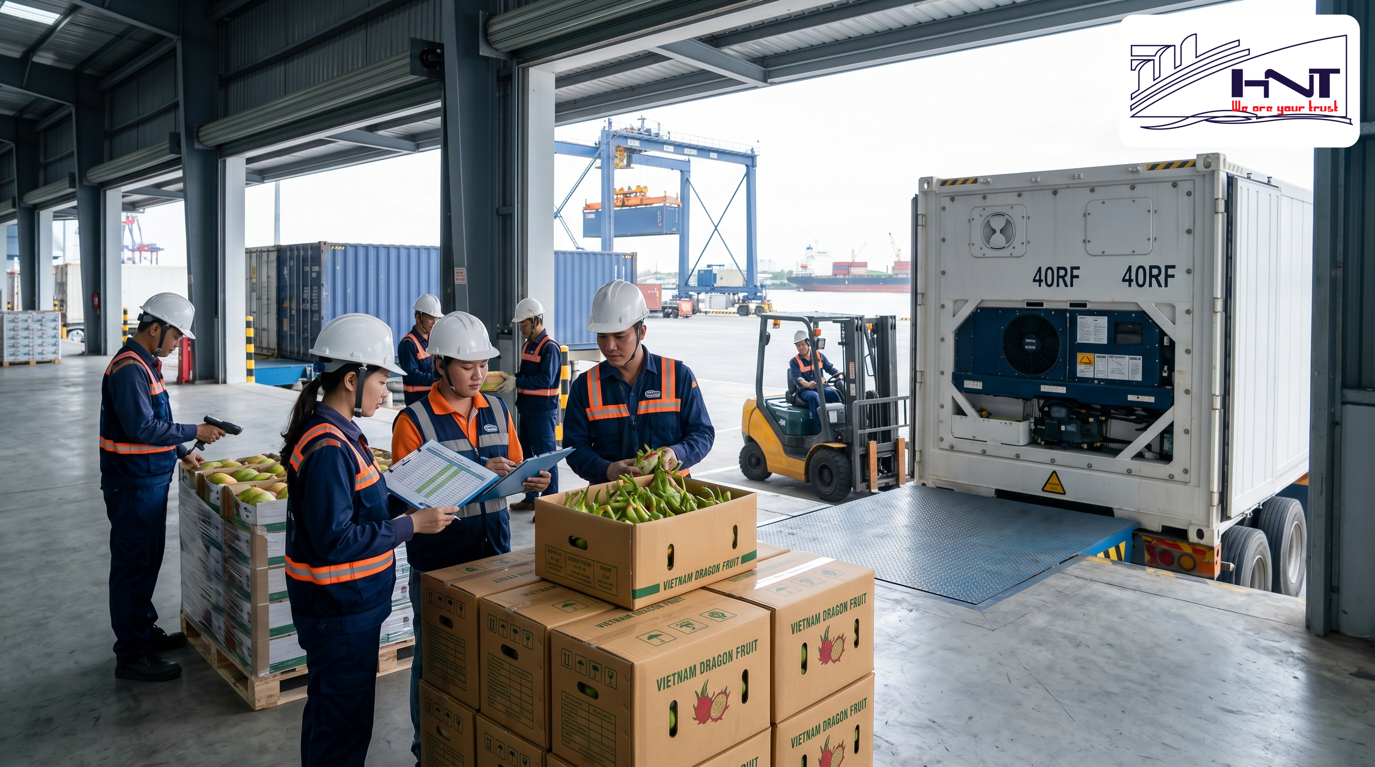 vận chuyển hàng đông lạnh 40rf