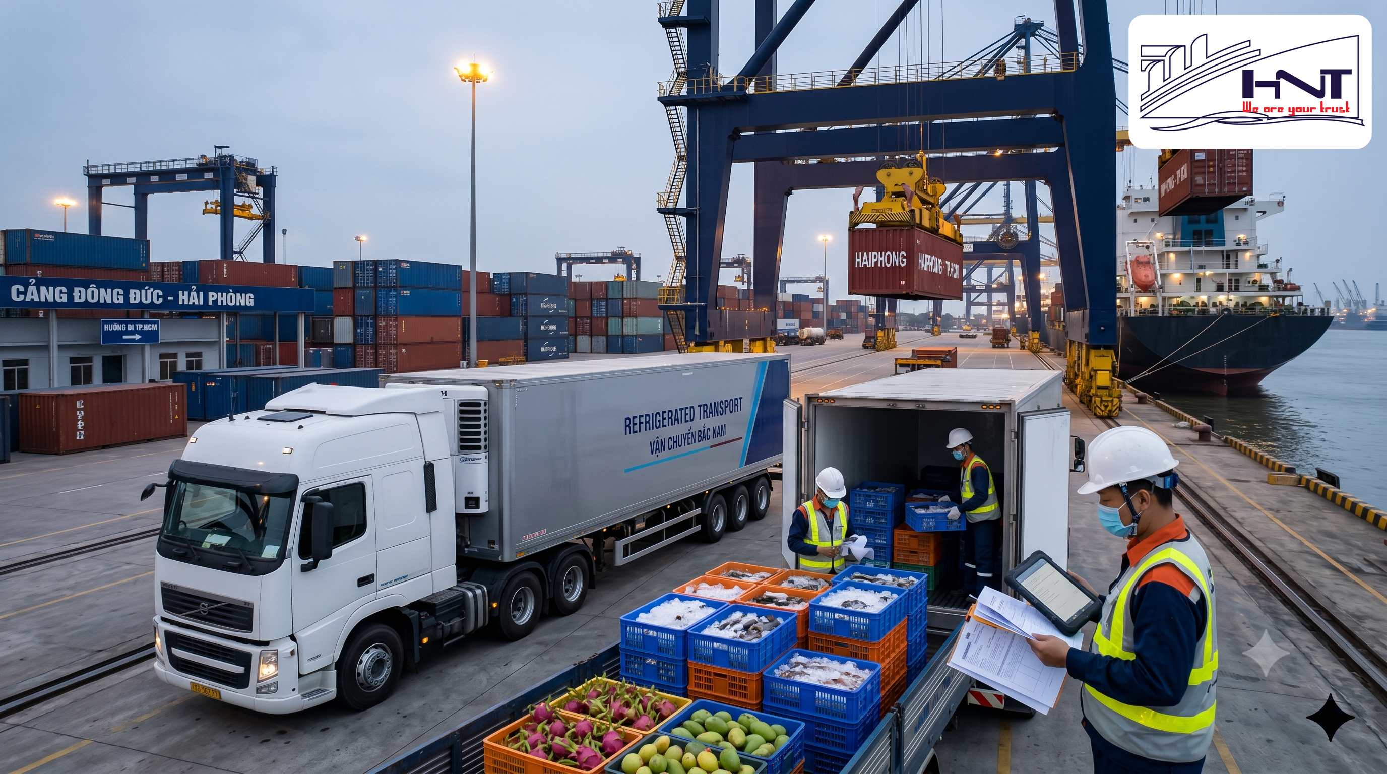 shipping goods from Hai Phong to HCMC