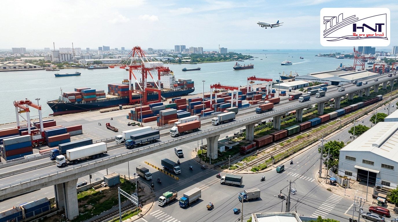 Các phương thức vận tải theo phạm vi và tuyến thị trường