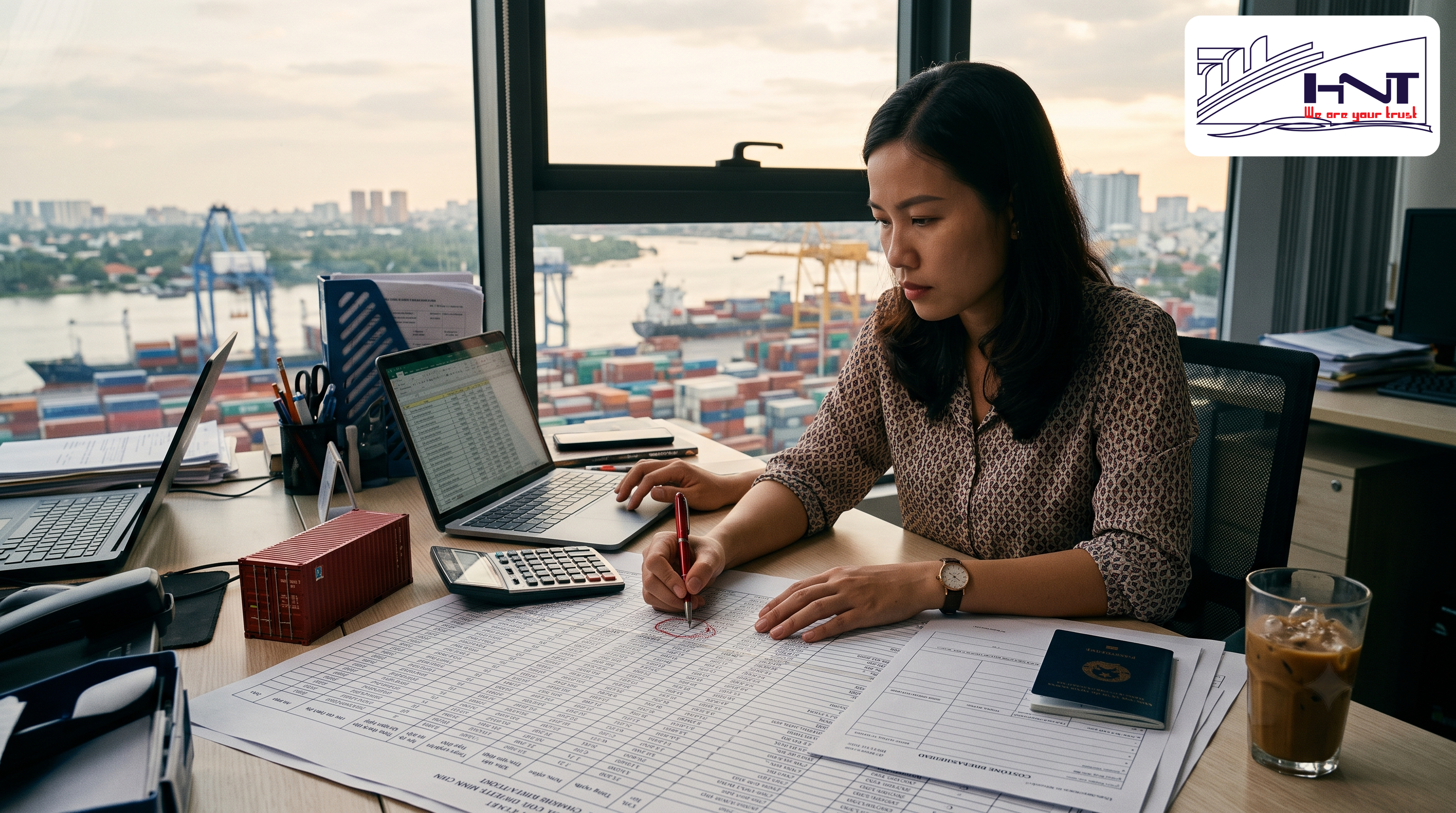 Cách tính tiền ship hàng xuất khẩu bằng bảng chi phí đầy đủ