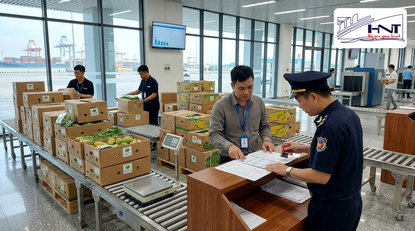 Thủ tục khai báo hải quan nông sản sau kiểm dịch Thủ tục khai báo hải quan nông sản sau kiểm dịch