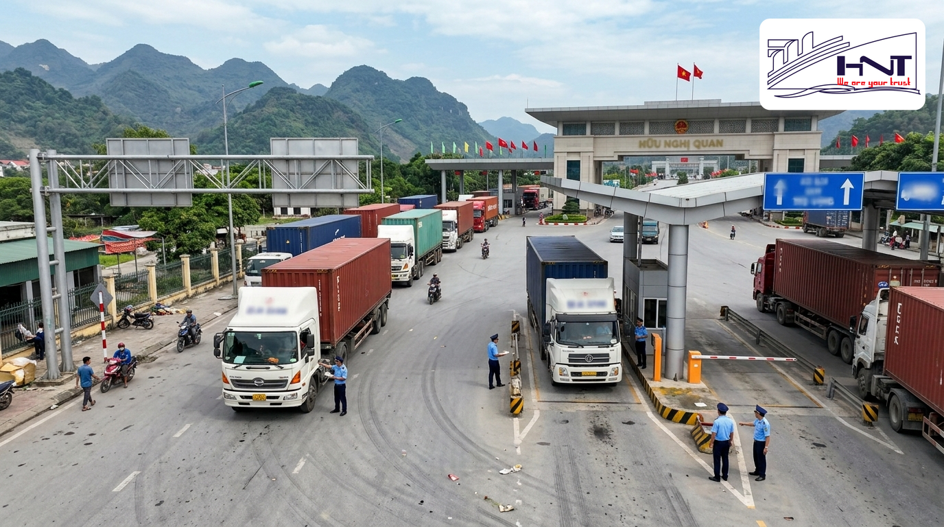 Thủ tục quá cảnh hàng sang Trung Quốc tại cửa khẩu Hữu Nghị