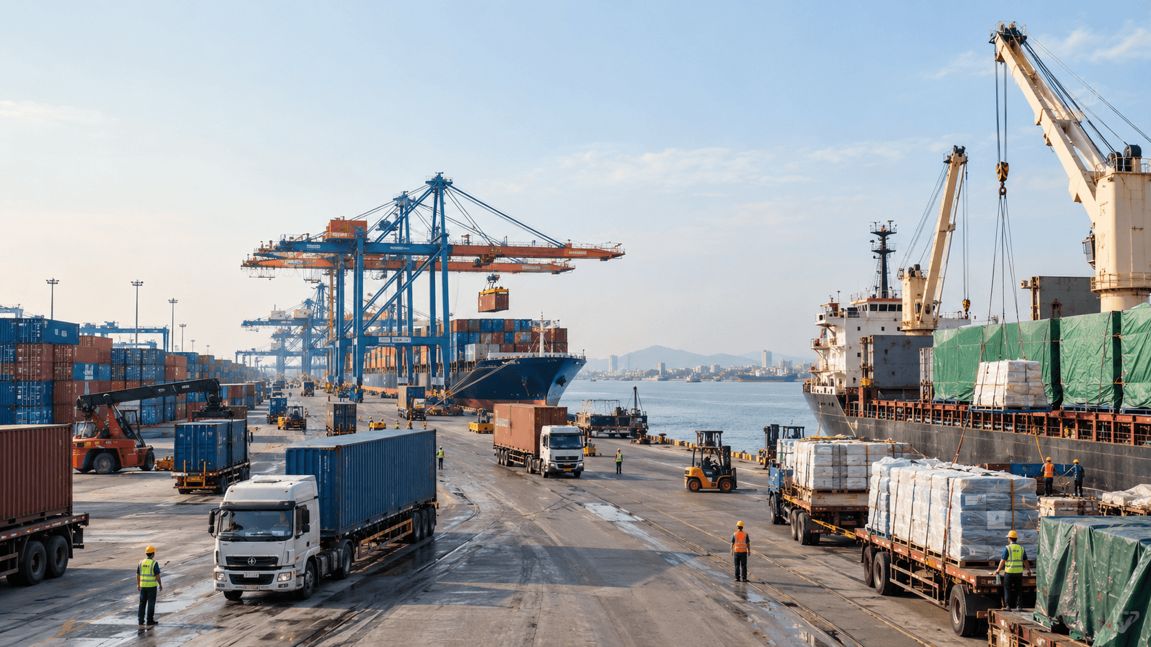 Cảng Hoàng Diệu Và Cảng Chùa Vẽ Hải Phòng Kết Nối Luồng Hàng Container Và Hàng Tổng Hợp - HNT Logistics