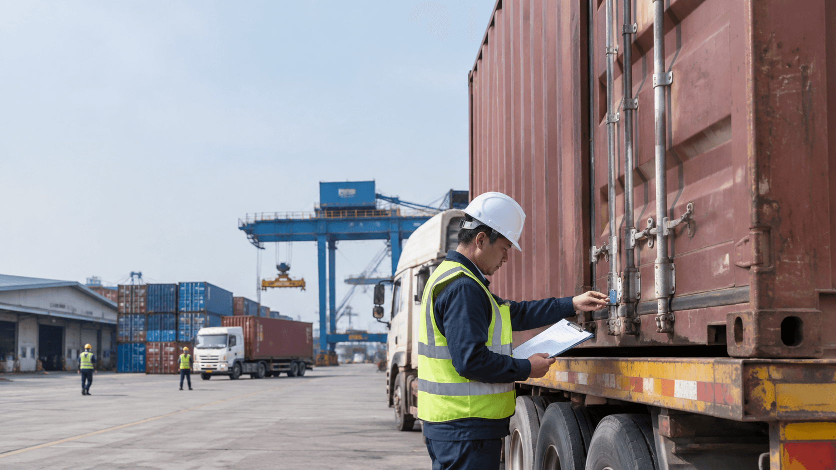 Quy Trình Kiểm Tra Vận Chuyển Hàng Hóa Của Công Ty Logistics Hải Phòng Với Container Xuất Nhập Khẩu - HNT Logistics