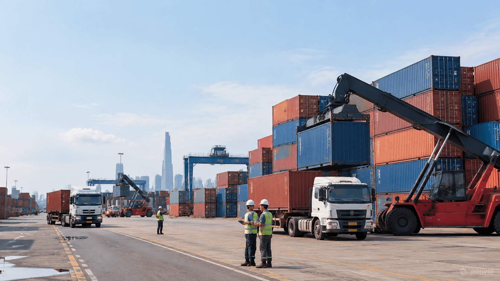 Hình Ảnh ICD Transimex Tại TPHCM Mô Tả Vai Trò Cảng Cạn Trong Chuỗi Logistics Container - HNT Logistics