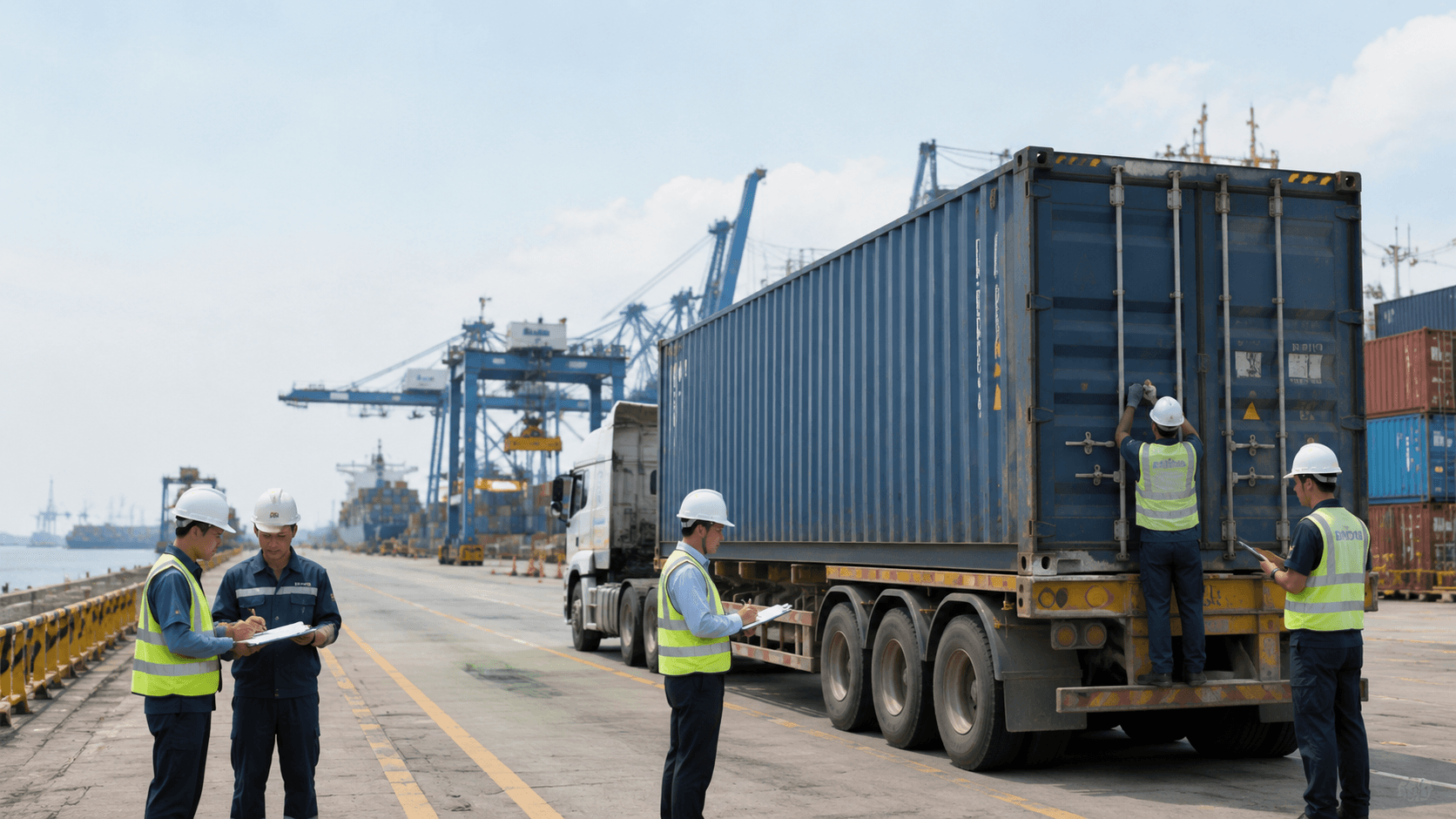 Các Bước Lấy Phiếu EIR Và Hoàn Tất Bàn Giao Container Tại Cảng Logistics - HNT Logistics